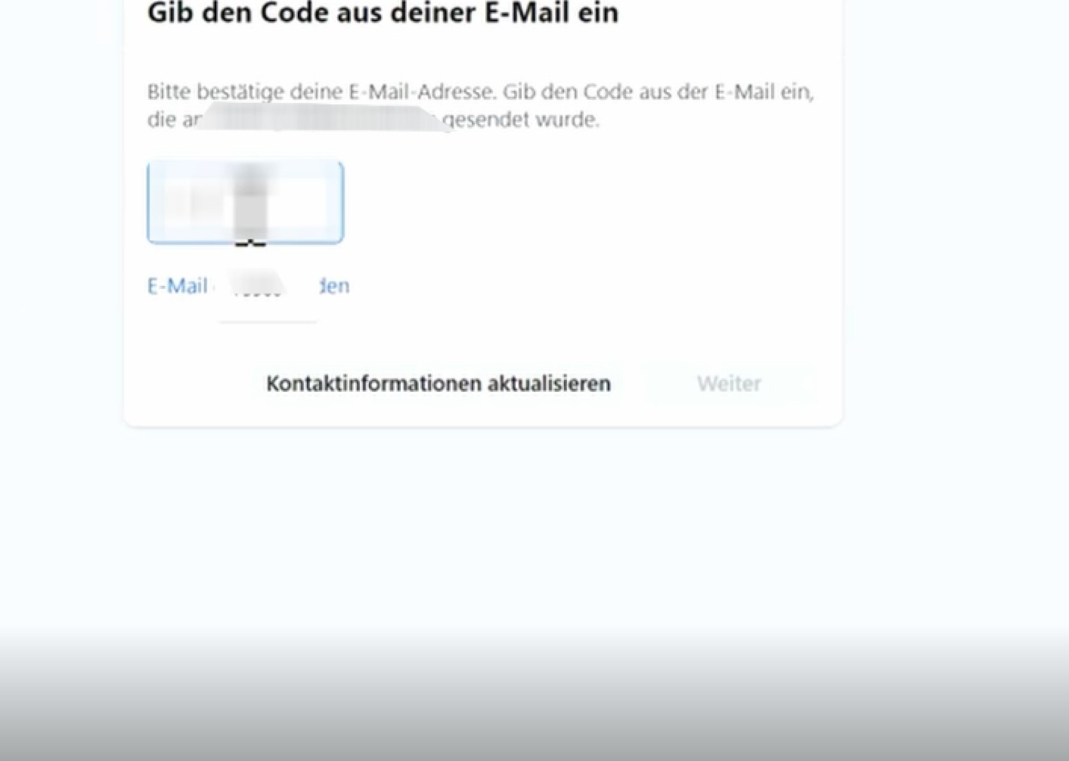 Email Code Facebook