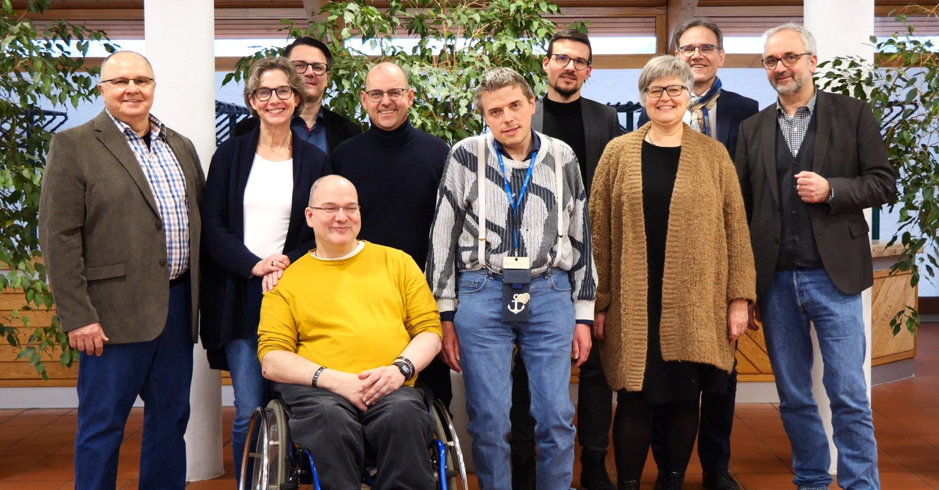 Auf dem Foto ist der neuer Vorstand des Landesverbandes Lebenshilfe Baden-Württemberg zu sehen